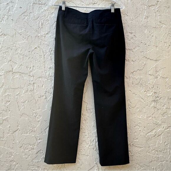 TORY BURCH Crop Pant Black Size 0 Stretch Office Business Casual Career - Picture 7 of 11